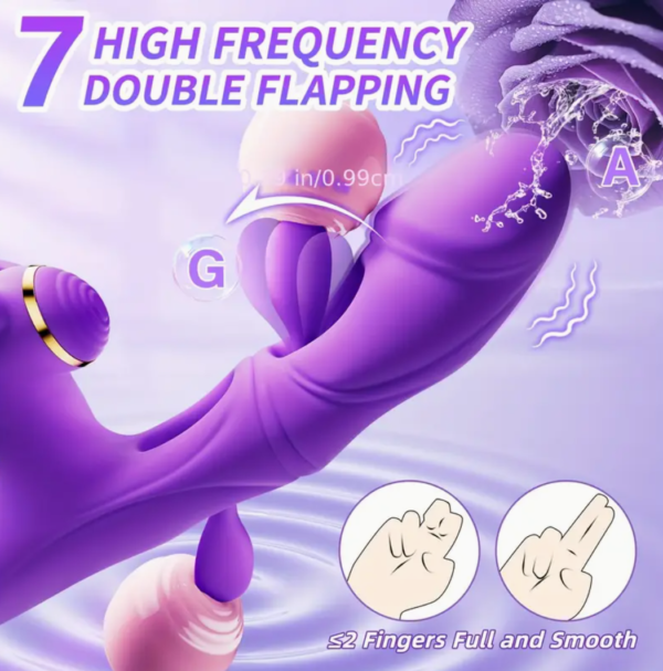 4-in-1 Clit-Slapping, Vibe-Buzzing, Heat-Loving Dildo - Image 6
