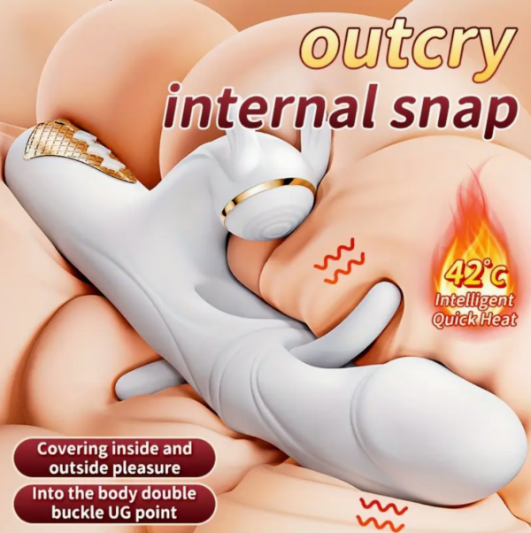4-in-1 Clit-Slapping, Vibe-Buzzing, Heat-Loving Dildo - Image 2