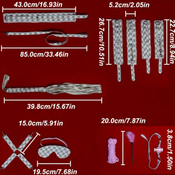 10 Piece BDSM Bondage Set - Image 2