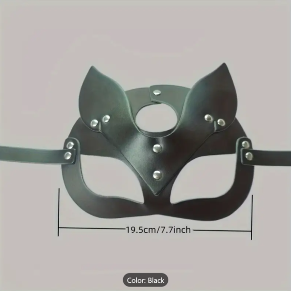 Kinky Kitty Leather Mask - Image 2