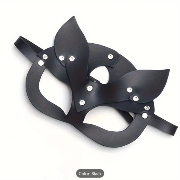 Kinky Kitty Leather Mask - Image 3