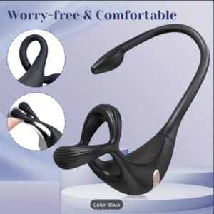3-in-1 Prostate Locking Ring – APP-Controlled Anal & Testicle Vibrator