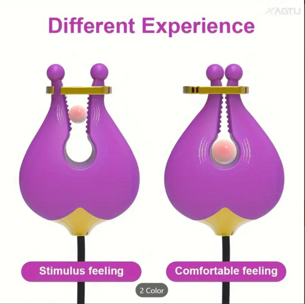 2-in-1 Couple Vibrator – 10-Mode Clitoral & Front Play Toy - Image 4