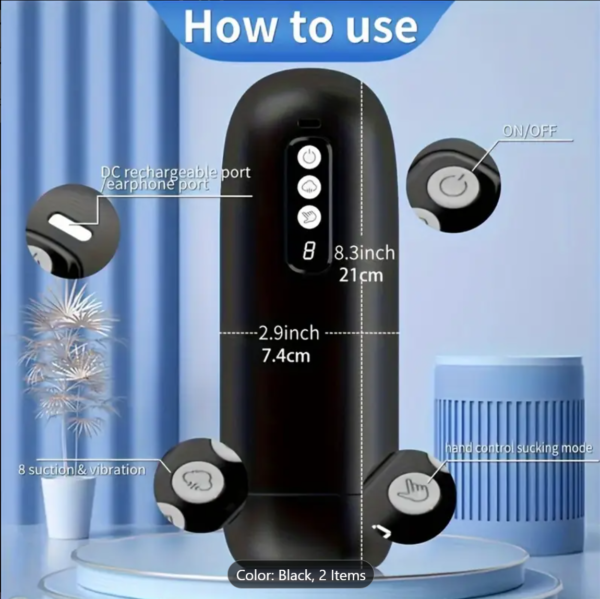 Electric Masturbator Pants – 8-Mode Sucking & Vibrating Toy for Men - Image 6