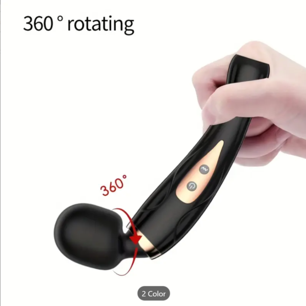 PowerPulse Wand – 10-Mode Vibrator for Full-Body & Intimate Massage - Image 3