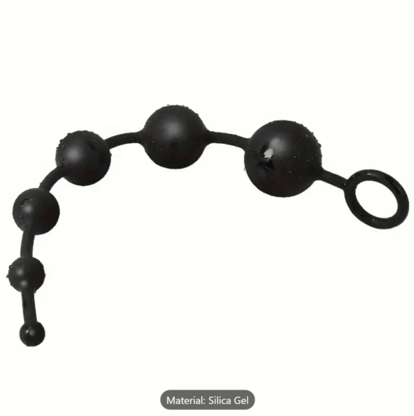 Silicone Gradient Beads Anal Plug – 6-Size Dilation Set for Men & Women - Image 2