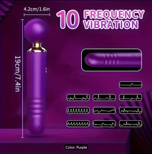 3-in-1 Suction & G-Spot Vibrator – Retracting, Beeping & AV Modes - Image 7