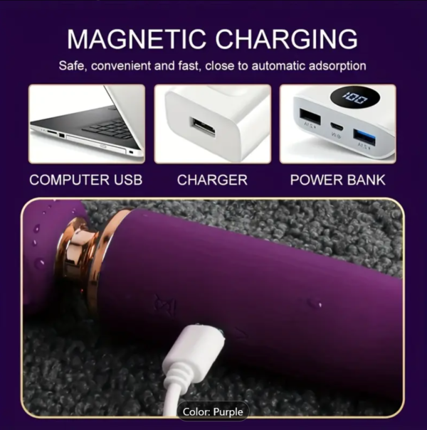3-in-1 Suction & G-Spot Vibrator – Retracting, Beeping & AV Modes - Image 2