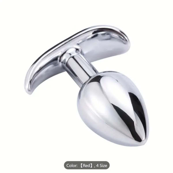 1 set of 3 Classic Metal Anal Plugs – Jewel Base Butt Plug for All Levels - Image 4