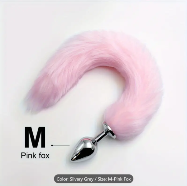 Roleplay Plug – Metal Animal Butt Plug for Kinky Power Play - Image 4