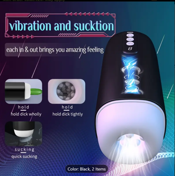 PowerSuck Men's Electric Masturbator – 8 Modes of Ultimate Pleasure - Image 8