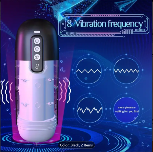 PowerSuck Men's Electric Masturbator – 8 Modes of Ultimate Pleasure - Image 4