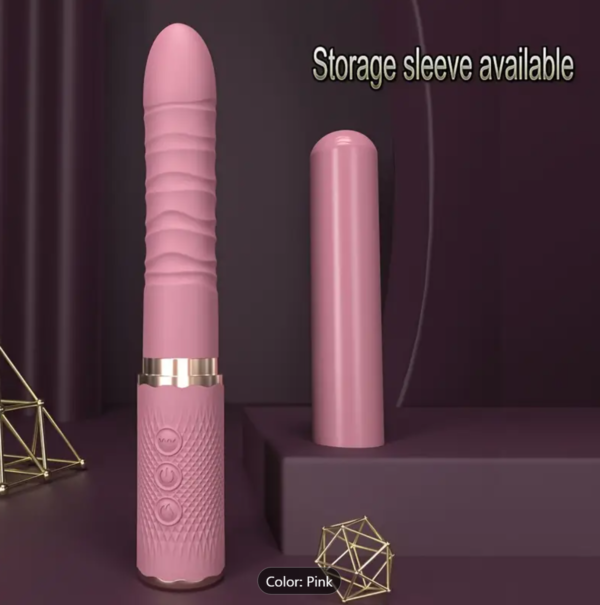 Dual Motor Dildo Vibrator – Realistic Thrusting & Clitoral Stimulation - Image 3