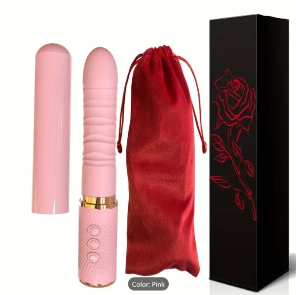 Dual Motor Dildo Vibrator – Realistic Thrusting & Clitoral Stimulation - Image 8
