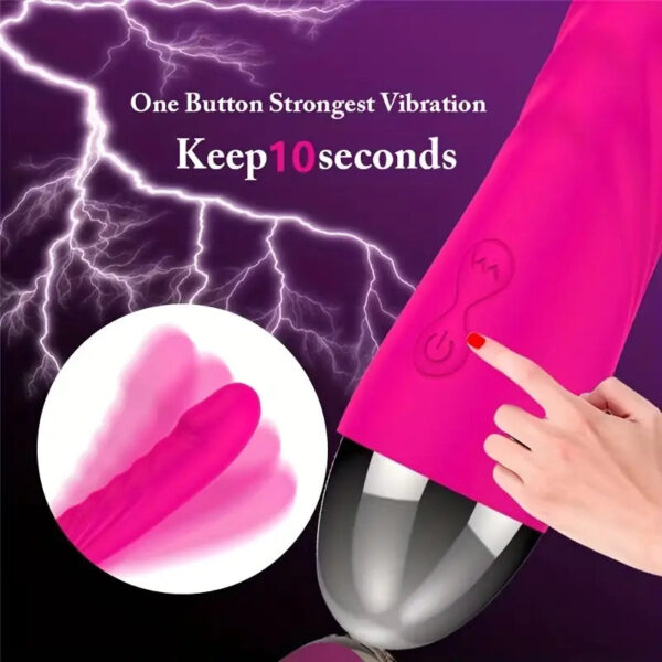 G-Spot & Clitoral Vibrator – Silent Mini Dildo with 10 Modes - Image 7