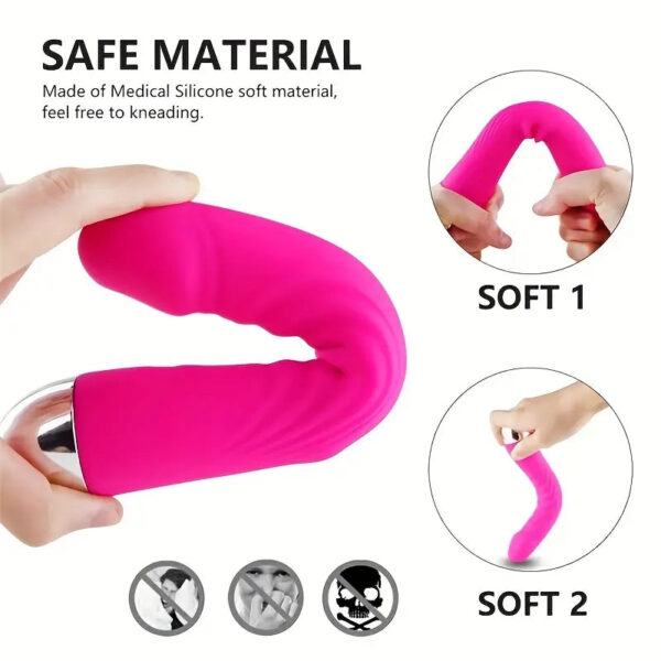 G-Spot & Clitoral Vibrator – Silent Mini Dildo with 10 Modes - Image 4