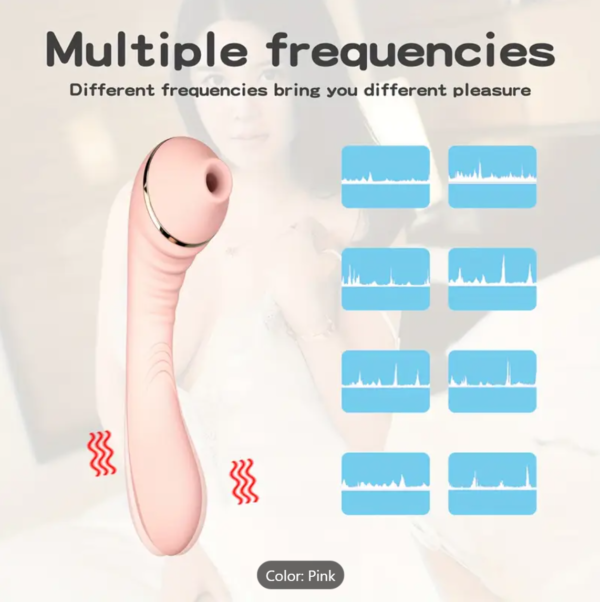 Heated Vibrator – A-Spot & G-Spot Massager with Suction & Flex - Image 5