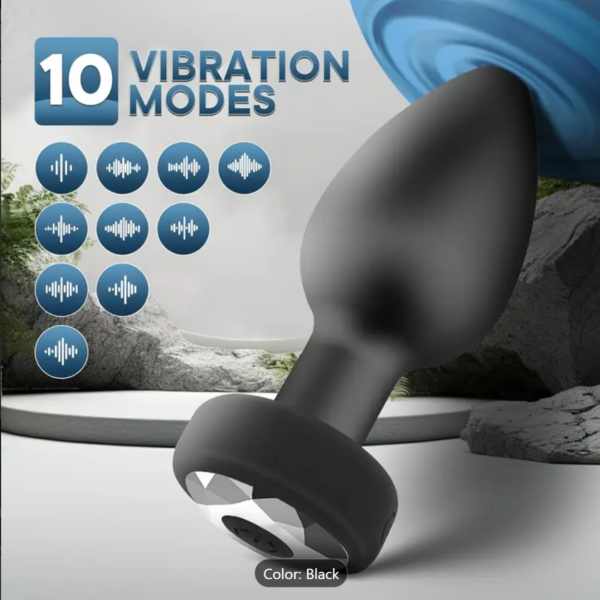 Remote-Controlled Anal Plug – Rechargeable Silicone Vibe - Image 4