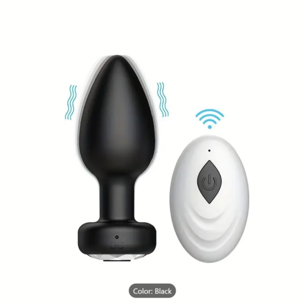 Remote-Controlled Anal Plug – Rechargeable Silicone Vibe - Image 2