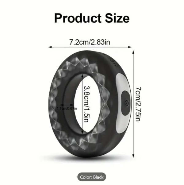 Electric Locking Ring – USB Rechargeable Wireless Cock Ring - Image 5