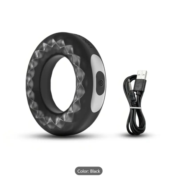 Electric Locking Ring – USB Rechargeable Wireless Cock Ring - Image 2