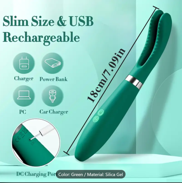 Strapless Finger Bullet – 10-Mode Clitoral & G-Spot Vibrator - Image 6