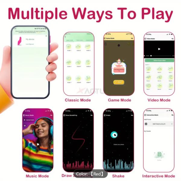 Wearable Vibrator – App-Controlled Wireless Pleasure for Women - Image 4