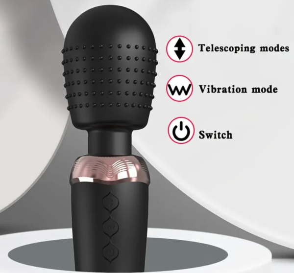 Thrusting G-Spot Wand Vibrator – Intense Stimulation for Couples - Image 3