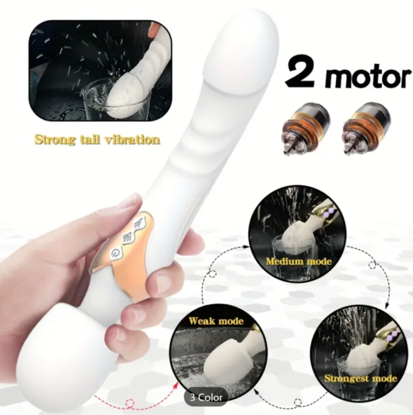 Dual Motor G-Spot Wand Vibrator – 10 Modes of Pure Pleasure - Image 4