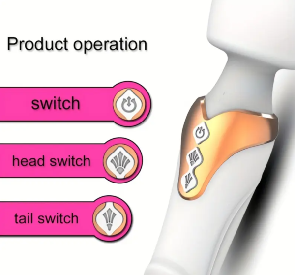 Dual Motor G-Spot Wand Vibrator – 10 Modes of Pure Pleasure - Image 5