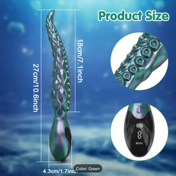 OctoVibe – 10-Mode Alien Octopus Foot Wand Massager - Image 5