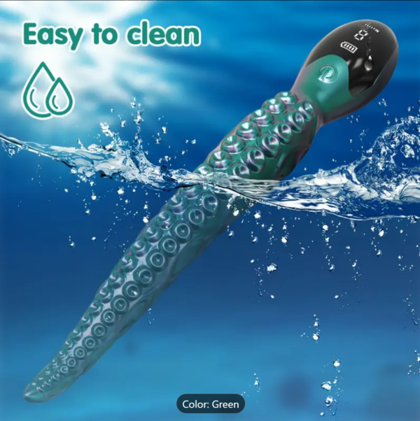 OctoVibe – 10-Mode Alien Octopus Foot Wand Massager - Image 3