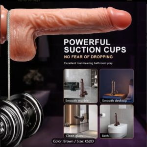 FireMotion – 4-in-1 Retractable Heated Dildo with Remote Control