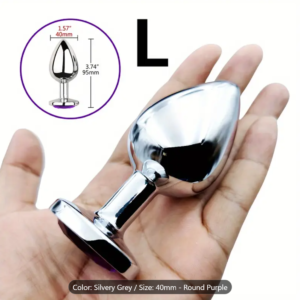 L Gold Gem Anal Plug – Small, Chic & Teasingly Tame