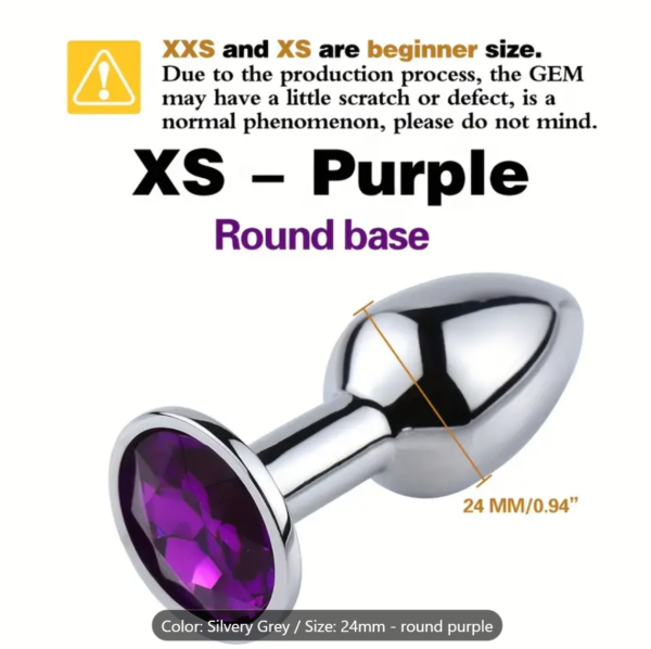 Mini XS Anal Plug for Shiny First-Time Fun - Image 2