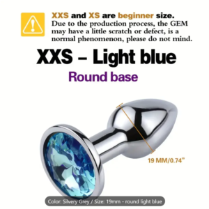 Anal XXS Plug for Shiny First-Time Fun