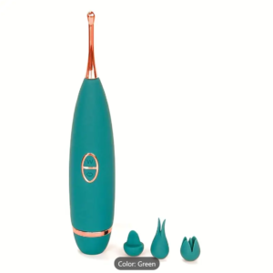 Deluxe Pen Vibrator – 10 Modes, 3 Heads, Endless Fun