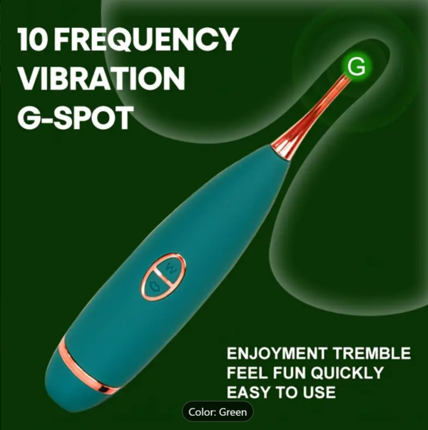 Deluxe Pen Vibrator – 10 Modes, 3 Heads, Endless Fun - Image 4
